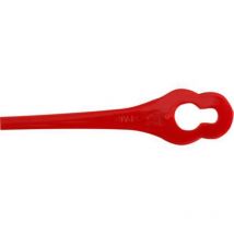 40 * lames en plastique rouge en plastique bon état de fonctionnement facile à installer convient pour Florabest LIDL FRTA 20 A1 Lidl IAN 282232