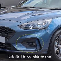 2 pièces avant feu de brouillard couvercle de lampe garniture cadre accessoires extérieurs pour Ford Focus st-line