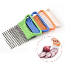 Coupe-oignon en acier inoxydable, fourchette facile à couper, trancheur de légumes et de tomates, coupe-pomme de terre, accessoires de cuisine