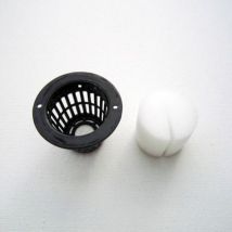 20 pièces maille Pot Net panier + Clone collier mousse insérer hydroponique aeroponique plantation