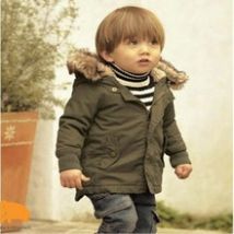 Vestes d'hiver pour bébés garçons | Manteaux épais, à capuche garde au , en coton rembourré, vêtements d'extérieur chauds d'automne pour enfants