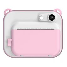 Appareil photo numérique à impression instantanée bricolage imprime en couleur appareil photo enfant pour enfants bébé-rose