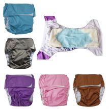 Adultes couches imperméables réutilisables Shorts pantalons couches lavables pour les Patients âgés