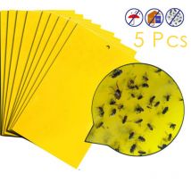 Pièges à mouches puissants | 20 pièces, pièges collants insectes à double face, panneau collant pour la Capture des insectes tueur, autocollant de colle, lutte antiparasitaire