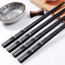 1 paire de Baguettes Japonaises Antidérapant Durable En Alliage Portable Sushi Baguettes Ensemble Baguettes Chinoises L'apprenant