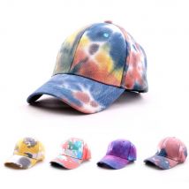 Casquette de Baseball colorée, teinture par nouage, pour hommes et femmes, chapeau d'été, tendance, pour amoureux, Snapback, soleil, extérieur, ajustable, os de Graffiti,