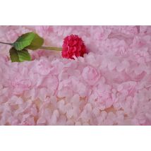 Duolei Si tissu chiffon rose stéréo | , tissu à fleurs roses roses, pour vêtements, jupe en tissu rideau