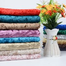 Tissus en velours doré 100x160cm | Tissu pour vêtements, bricolage, patchwork de couture, tissu fait main