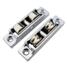 Roulettes pour portes coulissantes en acier inoxydable et cuivre, accessoires pour portes coulissantes