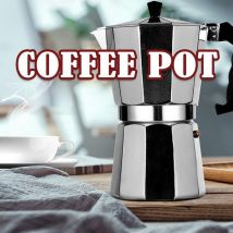 Geyser cafetières 304 acier inoxydable expresso induction cafétéria café moka pot machine cuisinière haut