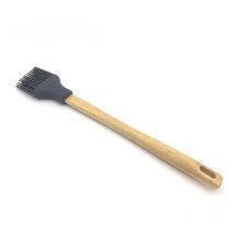 Pinceaux à pâtisserie en Silicone de alimentaire, 11.8 pouces, 30cm, brosse à badigeonner en bois, huile de barbecue, cuisson de gâteaux, cuisson de farine, outils de dépoussiérage