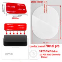 70mai – autocollants pour Dash Cam Pro 3M, 3 pièces, Film et statique, pour voiture DVR 3M