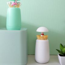 Boîte distributeur automatique de coton tiges | Boîte en Carton de cure-dents de support pour cure-dents coton tiges