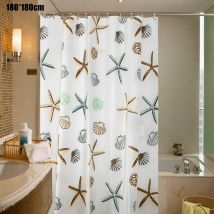 Rideaux de salle de bain rideaux de douche imprimés salle de bain moderne rideau de douche Extra Long avec crochets