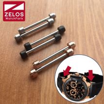 Tige de vis de montre hexagonale intérieure de 28mm, pour tissot race t-sport T048 motoGP, kit de liaisons de montre (rose or, noir, argent)