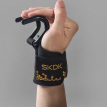 Crochet de musculation musculation poignées de gymnastique sangles sport kitness gants poignet Support poids puissance haltère crochet Fk