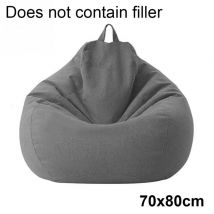 Große Sitzsack Abdeckung Hause Ohne Füllstoff Baumwolle Leinen Wohnzimmer drinnen Faul Liege Leicht Sauber Schlafzimmer Weiche nordisch Stil