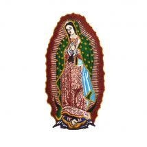 Patchs de broderie de la déesse la sainte vierge | Patchs de bricolage à rayures pour vêtements, appliques et veste de moto en fer sur le Badge