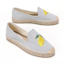 Zapatillas Mujer décontracté Sapatos Tienda Soludos chaussures chaussures plates taille gris sandales plate-forme Espadrilles pour plat bout fermé