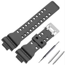 16mm bracelet de montre en caoutchouc de Silicone bracelet adapté pour G choc remplacement noir étanche bracelets de montre accessoires