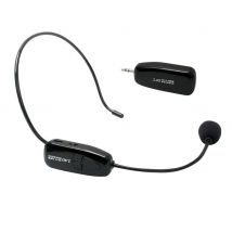 2.4G sans fil Microphone discours casque Radio pour haut-parleur Guide d'enseignement micro
