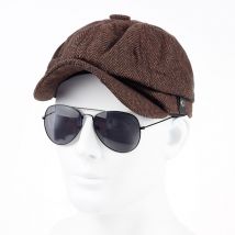 TUNICA-chapeau à rayures en coton pour hommes et femmes, chapeau fixe, chapeau pour l'automne et l'hiver, , N décontracté