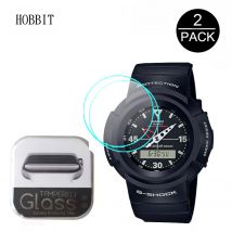 2 pièces en verre trempé HD 2,5d transparent anti-rayures, Film 9H pour montre connectée Casio G-SHOCK AWM-500D AWM-500GD AW-500E AW-500BB