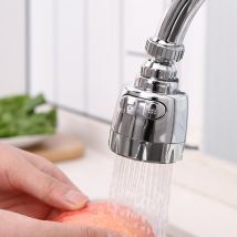 Buse de robinet de cuisine innovante, robinet de cuisine en acier inoxydable, résistant aux éclaboussures, douche universelle, buse de pulvérisation à filtre rotatif
