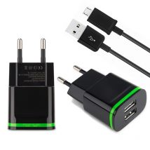 Chargeur de téléphone portable Android, avec câble Micro USB, pour Samsung Xiaomi Redmi 5 4X Huawei honour Meizu LG alcatel Oukitel C8