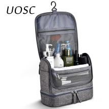 UOSC imperméable hommes suspendus sac de maquillage Oxford organisateur de voyage sac cosmétique pour les femmes nécessaire trousse à maquillage lavage trousse de toilette