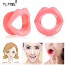 Entraîneur à lèvres en caoutchouc et en silicone pour le lifting du visage,appareil de musculation buccale, de massage, exercice antirides autour de la bouche, outil buccal,