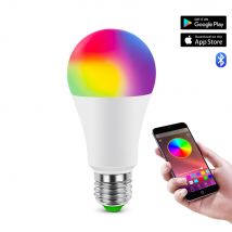 Dimmable sans fil Bluetooth lampe E27 RGB Led ampoule lumière musique Bluetooth 4.0 APP contrôle réveil lampe intelligente LED veilleuse