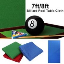 vert/bleu/rouge/Cyan vert Snooker billard tissu piscine billard Table tissu tapis remplacement feutre couverture pour 7/8ft