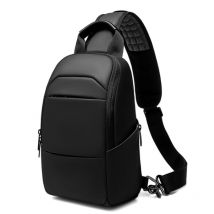 Sacs à bandoulière décontracté fermeture éclair multifonction mâle classique couleur unie voyage sac à bandoulière