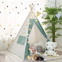 Tente de jeu Wigwam Portable pour enfants, 1.3M, tente de Camping en plein air, tipi indien, château de princesse pour filles