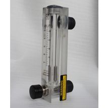 Compteur de débitmètre de type panneau LZM-25, indicateur de compteur de débit avec valve de contrôleur, liquide G1 DN5 1-10GPM 5-35LPM 5-40GPM 10-150LPM