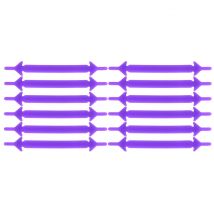 Pas de lacet de cravate femmes hommes unisexe élastique Silicone lacets en caoutchouc lacet 12 pièces/ensemble