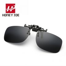 Lunettes de soleil polarisées à Clip pour hommes et femmes, pour myopie, conduite, pêche