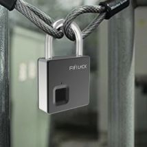 Fipilock-cadenas de porte | Cadenas de porte en acier inoxydable, pour Fitness en plein air, serrure biométrique intelligente avec empreintes digitales, serrure antivol, wi
