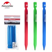Naturerandonnée 8 pièces piquets de tente 18cm en aluminium piquet de tente en plein air camping tente ongles randonnée équipement voyage tente accessoires