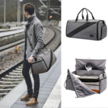 Sac de sport multifonction pour hommes, sac de voyage d&#39;affaires Portable étanche de grande capacité avec sac de rangement pour costume pochette à chaussures
