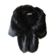 Écharpe longue en fausse fourrure | Écharpe élégante femmes, hiver , de luxe mariée mariage, châle écharpe à épaulettes
