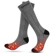 Chaussettes chauffantes pour hiver chaussettes chauffantes électriques rechargeables chaussettes chauffantes imperméables à piles