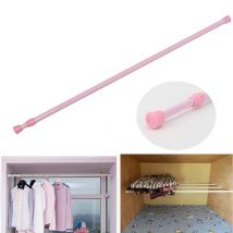Tringle à rideau télescopique extensible pour la salle de bain et la douche, à ressort réglable, de 60 à 110cm