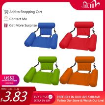 Lit et chaise de salon flottants de natation, hamac aquatique, chaise de piscine, directe