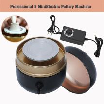 Mini Machine à poterie électrique professionnelle, roue à poterie électrique, Machine de fabrication artisanale en céramique, pour le travail de la poterie et de l'argile, outil de bricolage britannique
