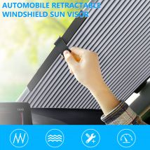 46/65/70/80CM voiture avant pare-brise pare-soleil fenêtre arrière couvre rétractable pare-soleil Upgarde UV Protection rideau pour SUV camion