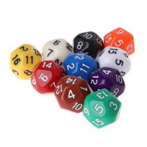 10 pièces dés 16 faces D16 dés polyèdres jeux de Table