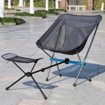 Chaise pliante Portable d&#39;extérieur, repose-pieds inclinable, tabouret rétractable