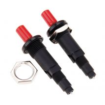 2 pièces allumeur Kit gril poêle allumeur bougie bouton poussoir en céramique remplacer les pièces pour les chauffages à gaz barbecue barbecue allumeur cuisinière à gaz